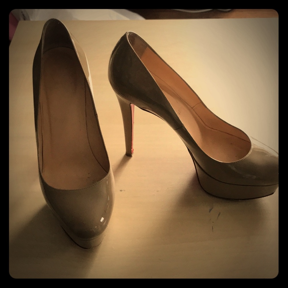 Christian Louboutin patent pumps